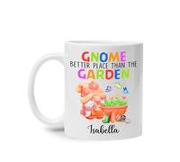 Gnome Mieux Vaut Être Ailleurs Que Dans Le Jardin Tasse À Café Unique Tasse À Thé Drôle Mug Cadeaux Amusants Pour Noël Anniversaire Pâques 330Ml