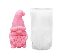 Gnome Molds for Resin - Christmas Decoration Cement Mold, Epoxy Resin Table Ornament Mold, Silicone Plaster Craft Form | Handmade Holiday Decorative Accessory for Christmas Home Office Table Display