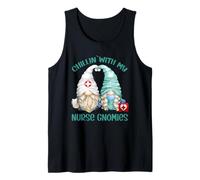 GNOME Nurse Design for Women - Chillin with My Nurse Gnomies Débardeur