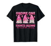 GNOME One Fights Alone Pink Women Health T-Shirt
