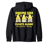 GNOME One Fights Alone Yellow Ewing Sarcome Awareness Sweat à Capuche