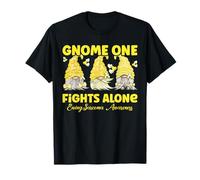 GNOME One Fights Alone Yellow Ewing Sarcome Awareness T-Shirt