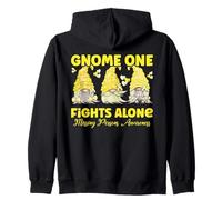 GNOME One Fights Alone Yellow Missing Persons Sensibilisation Sweat à Capuche