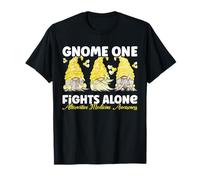GNOME One Fights Alone Yellow Sensibilisation aux médecines alternatives T-Shirt