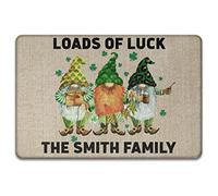 GNOME Personnalisé De La Saint-Patrick, pour Un Ami De La Famille Irlandais, Plein De Chance Paillasson D'Entree Tapis De Porte Anti-Poussière Tapis De Bain pour Bain Salon Intérieur 40X60Cm