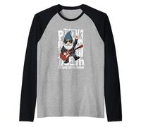 GNOME Punk Rock Too Loud for The Garden Funny Rocker Graphic Manche Raglan
