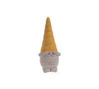 Gnome sages 18,5 cm - - Jaune - Ciment