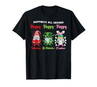 GNOME Valentines St Patrick Pâques Joyeuses Fêtes T-Shirt