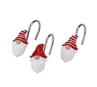 GNOME Walk Holiday Collection Lot de 12 Crochets pour Rideau de Douche Multicolore