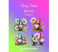 Gnomes! Book 3 Counted Cross Stitch Patterns - 5 Different Patterns, Easy, Full Sized, Needlepoint Floral Garden