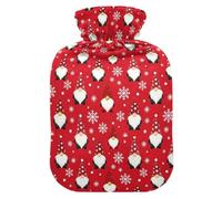 Gnomes Bouillotte à carreaux pour soulager les douleurs cervicales | bolsa para cólicos menstruales