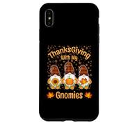Gnomes d'automne Amusants Feuilles d'automne Thanksgiving avec Mes Nains Coque pour iPhone XS Max