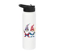 Gnomes De Baseball Avec Batte Et Balle Stainless Steel Insulated Water Bottle