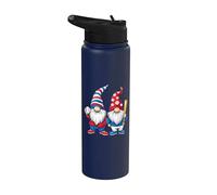Gnomes De Baseball Avec Batte Et Balle Stainless Steel Insulated Water Bottle