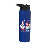 Gnomes De Baseball Avec Batte Et Balle Stainless Steel Insulated Water Bottle