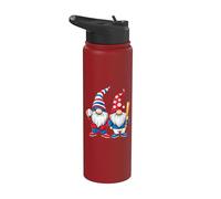 Gnomes De Baseball Avec Batte Et Balle Stainless Steel Insulated Water Bottle