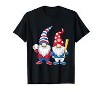 Gnomes De Baseball Avec Batte Et Balle T-Shirt