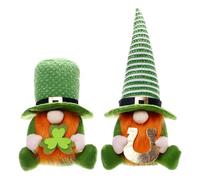 Gnomes De La Saint-Patrick - Décor En Peluche Des Vacances Irlandaises | Nain Sans Visage En Coton PP, Présentoir Elfe Du Festival Scandinave Nisse, Ornement De Fête À La Maison Sur Le Thème Ďe Ļa Cha