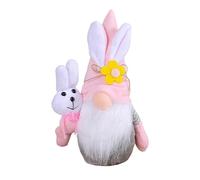 Gnomes de lapin de Pâques, gnomes de lapin de Pâques | Dessin animé lapin gnome Faceles | Adorable centre de table fait à la main nain vacances printemps décor pour bureaux, tables, bancs