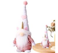 Gnomes drôles de la Saint-Valentin, figurines naines en peluche Saint Valentin - Gnome en peluche figurine pop décor | Décoration de table en tissu peluche pour, bureau, canapé, étagère, table d'étude