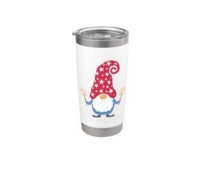 Gnomes du 4 juillet Gobelet isotherme en acier inoxydable double paroi