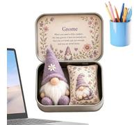 Gnomes En Peluche Décoration de Collection en Tissu avec Pochette dans une