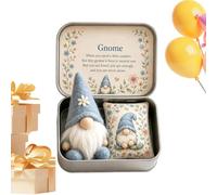 Gnomes En Peluche Décoration de Collection en Tissu avec Pochette dans une