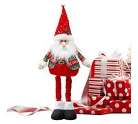 Gnomes en peluche - Elfes de Noël en peluche de table de Père Noël - Décoration de Noël pour boutique, école, patio, chambre, bureau, jardin, intérieur, extérieur, bureau, table de cheminée, pour