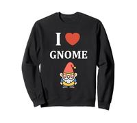 Gnomes funny Dwarf quote simple i love gnome Sweatshirt