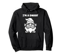 Gnomes minimalist gnome funny quote simple i'm a dwarf Sweat à Capuche