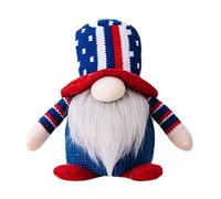 Gnomes patriotiques lumineux pour la fête des anciens combattants suédois Tomtes Nisse Ornements du 4 juillet Jour de l'indépendance Gnomes patriotiques