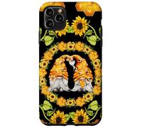 Gnomes Show Heart and Love for Honey Bees Floral Sunflower Coque pour iPhone 11 Pro Max