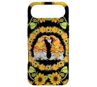 Gnomes Show Heart and Love for Honey Bees Floral Sunflower Coque pour iPhone Air