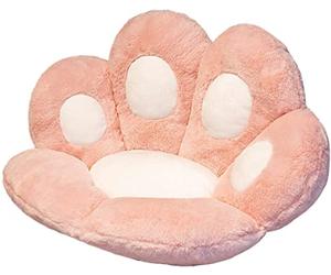 gnon Coussin pour chaise canapé paresseux Décoration extérieure Plancher chaud Coussin Tapis chaud doux pour la peau (70x70cm, Rose)
