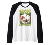 Gnope Note Today Funny GNOME Manche Raglan