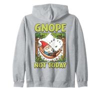 Gnope Note Today Funny GNOME Sweat à Capuche