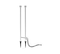 Gnosjö Konstsmide A Lampadaires, Aluminium, silber, Integriert
