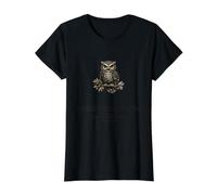 Gnothi Seauton Hibou d'Athéna Grec Wisdom Maxim T-Shirt Graphique avec Valeur