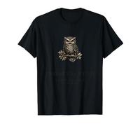 Gnothi Seauton Hibou d'Athéna Grec Wisdom Maxim T-Shirt Graphique avec Valeur