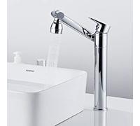 GNQUKEBWH Antique Bassin Robinet Salle De Bains Rotation Bassin Mélangeur Salle De Bains Cheveux Lavabo Robinet Mitigeur Évier Chaud Et Froid Robinet