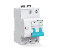 GNQUKEBWH Disjoncteur Rail DIN 1P 2P 35 mm, minuterie, télécommande, Interrupteur Intelligent Automatique(25 V,1)