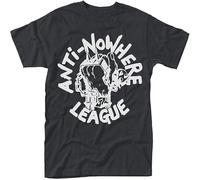 Gns Anti Nowhere League Logo Men's Fashion T Shirt Black L