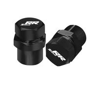 GNSDHJIK Bouchon Valve Bouchons De Valve De Pneu De Roue en Aluminium CNC, Accessoires De Moto, Couvercles Hermétiques pour S1000R S1000RR 2023 2024(Noir)