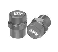 GNSDHJIK Bouchon Valve Bouchons De Valve De Pneu De Roue en Aluminium CNC, Accessoires De Moto, Couvercles Hermétiques pour S1000R S1000RR S1000XR 2023 2024(Gris)