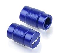 GNSDHJIK Bouchon Valve pour H CB125R CB125R 2018-2019 Moto CNC Aluminium Accessoire Roue Pneu Valve Bouchons De Tige CNC Couvercles Hermétiques(Bleu)