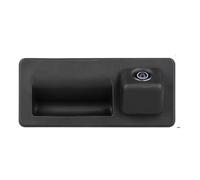 Gnshdg Caméra Recul Voiture pour VW pour Passat pour Golf pour Tiguan pour Jetta pour Polo pour Skoda pour Bora Poignée Coffre CanBus Trajectory Caméra Recul Camera Arriere Voiture(PQ Camera C)