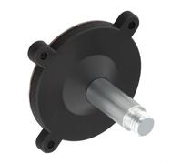 GNSS Base 5/8-11 UNC Filetage pour équipement d'enquête - Support de colle sans aimant résistant à la rouille pour véhicules d'ingénierie agricole Noir