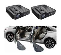 GNTHERF 2 pièces Projecteur de Lumière Voiture,pour Ford Fiesta’09 MK7 2011 2012 2013 2014 2015 2016 2017-2025 Porte Voiture décoration Lumineuse projecteur Laser Porte