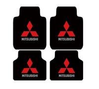 GNTHERF 4 pièces Tapis de Sol Voiture, pour Mitsubishi L200 2010-2015 Cuir antidérapant Imperméable Toutes Saisons Protéger Voiture Tapis Accessoires