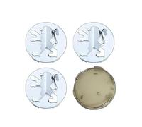 GNTHERF 4pcs Capuchons Centraux de Moyeu Voiture,pour Peugeot 208 GT Line e-208 2019-2023 2024 60mm Jantes Anti-poussière Badge Roue Enjoliveurs Étanches Accessoires,B